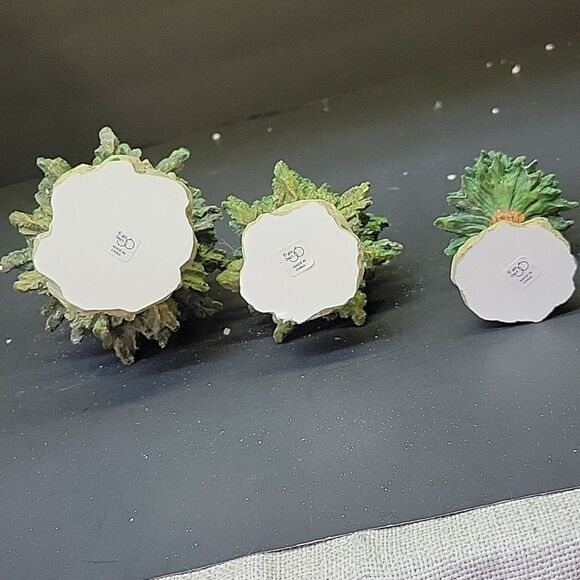 Department 56 Village SNOWY SCOTCH PINES , (Set of 3)  #52615, GREAT Condition! - Picture 9 of 9